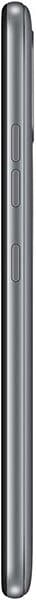 LG K22 smartphone, side view, in gray