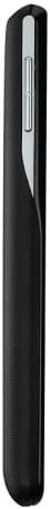 LG Lucid 2 smartphone, front view, black with slim rectangular shape and rounded edges
