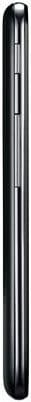 LG Optimus L7 II smartphone, side view, black with silver accent stripe down center