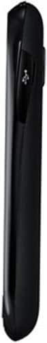 LG Optimus Net phone, side view, displaying black slider design with narrow profile