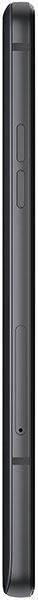 LG Stylo 5+ smartphone, side view, showing black exterior with volume and power buttons