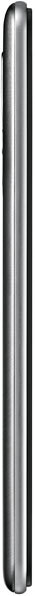 LG Stylus 2 phone viewed from the side, showing its elongated black and silver body