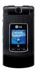 LG TU500 mobile phone, front view, open with screen displaying blue interface