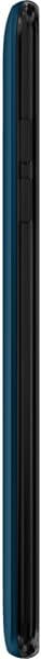 LG Zone 4 phone, side view, in teal and black colors