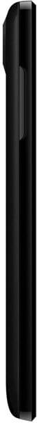 Micromax Bolt A66 phone shown from the side, displaying its slim black profile and curved edges