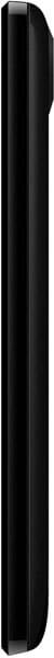Micromax Bolt A66 phone, side view, displaying its thin black rectangular profile