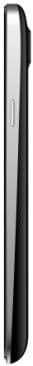 Micromax Canvas Blaze smartphone shown from the side, displaying its slim profile with black frame and screen edge