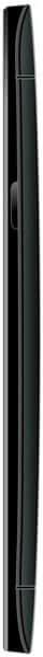Micromax Canvas Doodle 2 smartphone shown from the side, displaying its thin black profile and curved edges