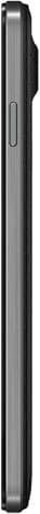 Micromax Canvas Win smartphone shown from the side, displaying its slim black profile with power and volume buttons visible along the edge