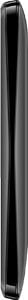 Micromax X457 mobile phone, side view showing slim black device with curved edges and antenna detail