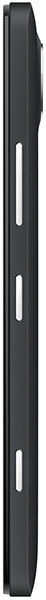 Microsoft Lumia 950 smartphone, side view, black with power and volume buttons visible along the edge