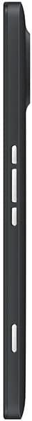 Microsoft Lumia 950 XL, side view, black smartphone with physical buttons along the edge