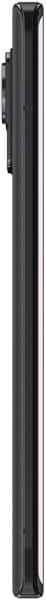 Motorola Edge 30 Ultra, side view, displaying the device's slim black profile with camera module and side buttons