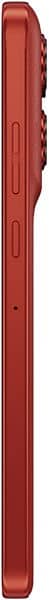 Motorola Edge 50 Neo, side view, red finish