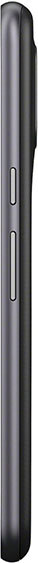 Motorola Moto G4 Plus smartphone shown from the side, displaying its black body and control buttons along the edge