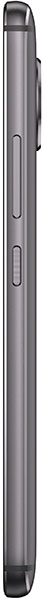 Motorola Moto G5S, side view, showing the phone's thin profile with power button and volume controls visible along the edge