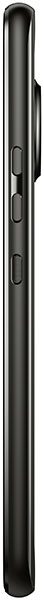 Motorola Moto X4 smartphone shown from the side, displaying its dark cylindrical body with button controls along the edge