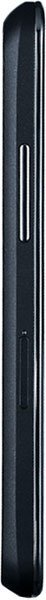 LG Nexus 4 smartphone shown from the side, displaying its black textured back and thin profile