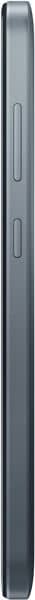 Nokia 2.3 phone viewed from the side, showing its narrow rectangular profile in dark gray