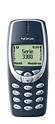 Nokia 3360 mobile phone, front view, with small screen and numeric keypad