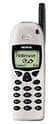 Nokia 6185 mobile phone, front view, showing numeric keypad and small display screen