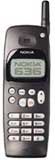 Nokia 636 mobile phone, front view, showing keypad and small display screen