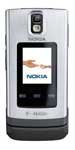 Nokia 6650 flip phone, open position showing external screen and keypad