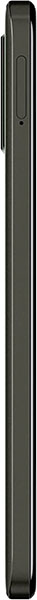 Nokia C32 phone, side view, showing the narrow black device with buttons along its edge