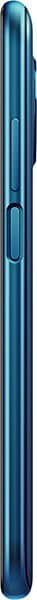 Nokia X20 smartphone, side view, showing the blue body with volume and power controls along the edge