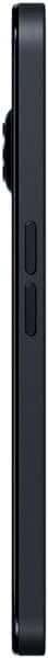 Nothing Phone (2a) side view, showing dark gray body with minimal button details