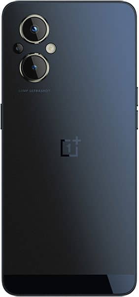 Rear view of black OnePlus Nord N20 5G showing dual cameras, flash, center OnePlus logo, and "64MP ULTRASHOT" text by top camera.