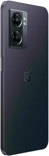 OnePlus Nord N300 5G rear view showing dual camera setup on dark gray body
