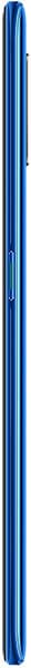 Oppo A9 (2020) smartphone shown from the side in blue, displaying its slim profile and vertical camera placement