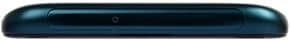 Oppo Reno 5G smartphone, rear view, showing dark teal finish and camera module on top edge