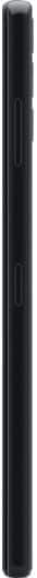 Orbic Myra 5G phone shown from the side, displaying its slim black rectangular design and elongated profile