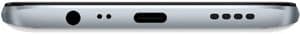 Realme 6i bottom edge showing speaker grille, USB-C port, and microphone openings