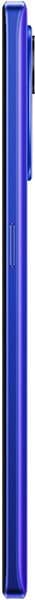 Realme GT Neo 3 in blue, shown from the side view displaying its slim profile and curved edges