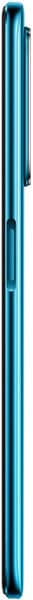Realme X3 SuperZoom side view, showing teal blue body with volume and power buttons