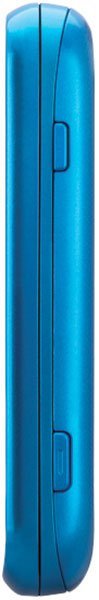 Samsung Character blue phone, side view, closed position