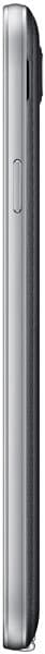 Samsung Galaxy Note 3 Neo, side view, showing thin profile with curved edges and metallic trim