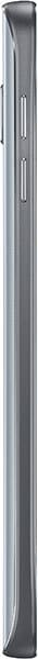 Samsung Galaxy Note5 rear view, displaying the device's sleek gray body with vertical accent stripe along the edge