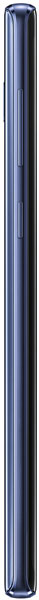 Samsung Galaxy Note9 in deep blue, shown from the side view