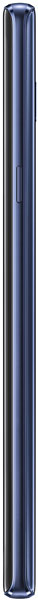 Samsung Galaxy Note9 in deep blue, shown from the side