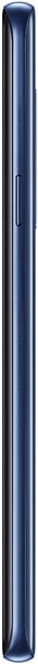 Samsung Galaxy S9+ smartphone, side view, in midnight black finish