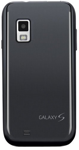 Samsung Mesmerize i500 rear view, showing black textured back panel with camera and Galaxy S logo