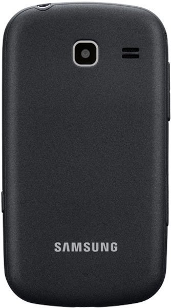 Samsung Freeform III rear view, black device with camera lens and Samsung branding visible