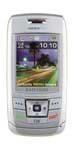 Samsung R400 mobile phone, front view, with small screen displaying home interface and numeric keypad below