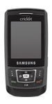 Samsung SCH-r610 mobile phone, front view, with dark screen and numeric keypad