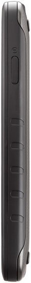 Samsung Rugby Smart phone, side view showing rugged design with textured grip surface and reinforced edges