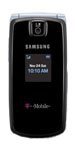 Samsung SGH-T439 phone, rear view, closed, black clamshell design with display screen visible